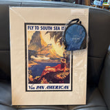 Pan American Matted Print w Pan Am Eye Mask