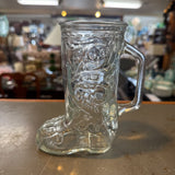 Vintage Libbey Glass Cowboy Boot Mug