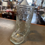 Vintage Libbey Glass Cowboy Boot Mug