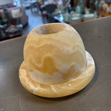 Alabaster Votive Candle Holder