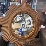Round Sunburst Mirror