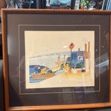 Rie Munoz 'Cash Buyer' numbered & signed