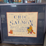 Rie Munoz 'Chic Brand Salmon' numbered & signed