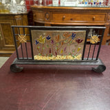 Fused Glass Flower Decor on Stand