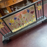 Fused Glass Flower Decor on Stand