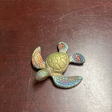 Small Raku Turtle - signed