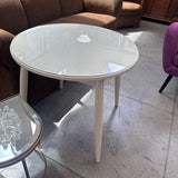 Glass Topped Side Table