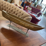 Vintage River Canoes Tours on Metal Stand