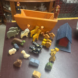 Wooden Noah's Ark Play Set