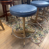 Swivel Leather Seat Counter Stool