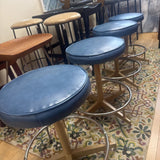 Swivel Leather Seat Counter Stool