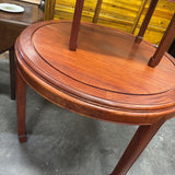 Chinese Rosewood Dining Table w/Curved Legs