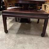 Wood Curved Leg Coffee Table