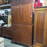 Solid Cherry Wood Armoire/Dresser