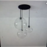 Sculptural 3 Light Globe Chandelier