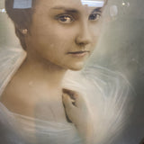 Vintage Portrait in Convex Frame