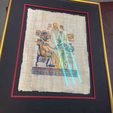 Egyptian Papyrus Art Framed