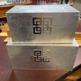 Set of 2 Silver Boxes