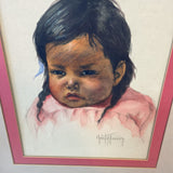 Gerda Christoffersen Pastel Child Portrait