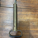 Vintage Chatillon Brass Spring Hanging Scale