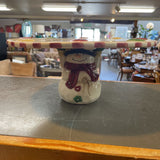 Bella Casa by Gantz Snowman Cake Plate