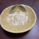 Ceramic Grapefruit Condiment Dish Set of 2