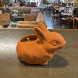 Terracotta Bunny Candle