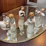 Willow Tree Wood Angel Statue