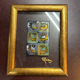 Enamel Art on Glass (Framed)