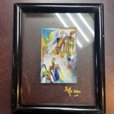 Enamel Art on Glass (Framed)