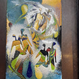 Enamel Art on Glass (Framed)
