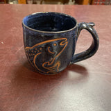 Handmade Fish Coffee Mug