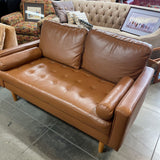 Modway Faux Leather Loveseat
