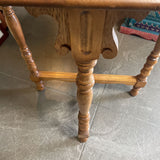 Vintage Oak Octagonal Table