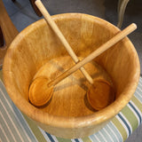 Dansk Salad Bowl with Tongs