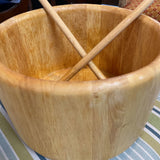 Dansk Salad Bowl with Tongs