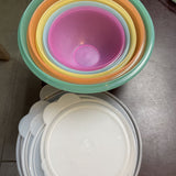 Tupperware Nesting Bowls w/Lids