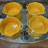 Set of 4 Ceramic Souffle Dishes