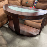 Console Table w/Glass
