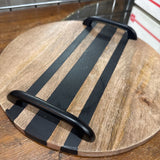 Wood Tray w Handles