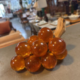 Vintage MCM Lucite Grape Cluster on Driftwood