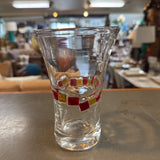 Pier 1 Glass Vase w Mosaic square design