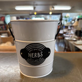 Metal Herbs Planter Pot