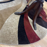Round Geometric Rug