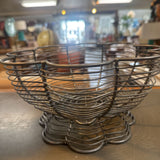 Metal Flower Shaped Fruit Basket