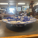 Swirl Enamelware Cake Plate