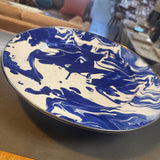 Swirl Enamelware Cake Plate