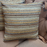 Striped Pillow w Down Insert