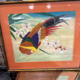 Golden Pheasant w Orchids