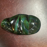Heart Design Obsidian Stone